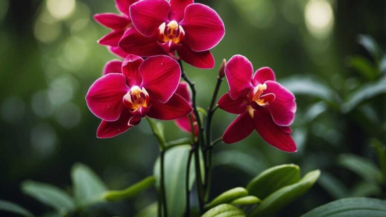 Orquídea do Mato Vermelha: Beleza e Importância na Flora Brasileira