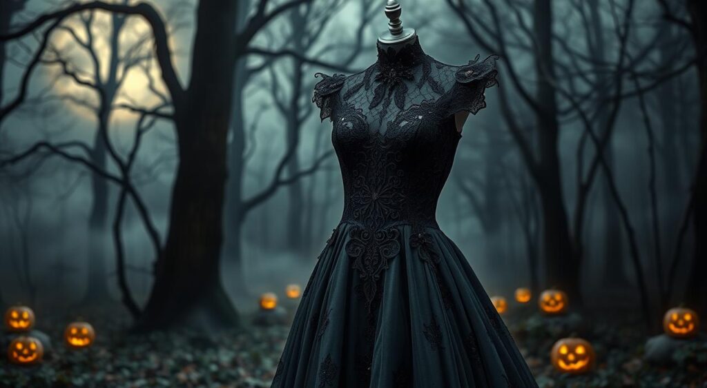 vestido fantasia halloween mulher