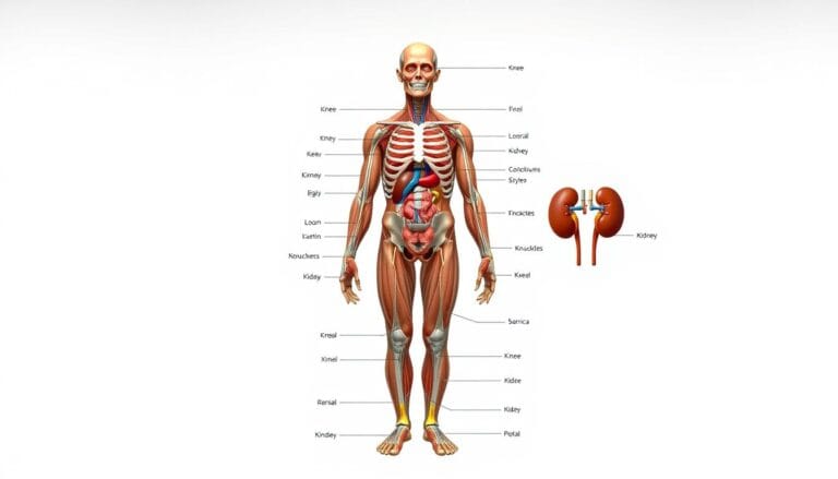 parte do corpo humano com k
